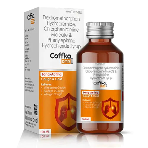 Dextromethorphan Hydrobromide 10mg, Phenylephrine Hydrochloride 5mg & Chlorpheniramine Maleate 2mg Syrup