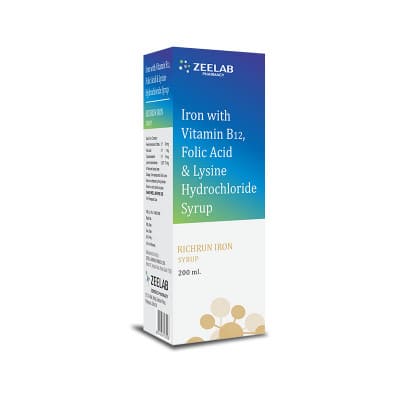 ZEELAB Richrun Iron Syrup 200 ml