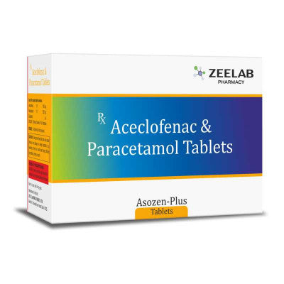 Aceclofenac 100mg and Paracetamol 325mg Tablets