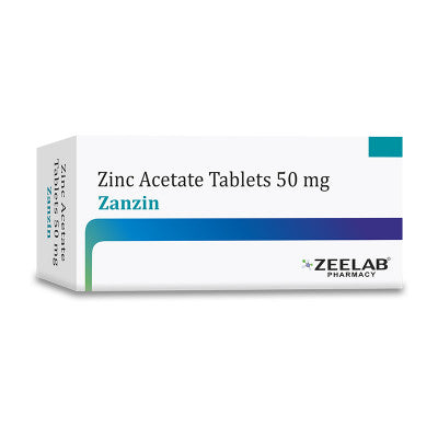 Zinc Acetate 50mg Tablets