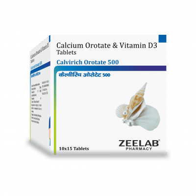 Calcium Orotate 740mg + Vitamin D3 500 IU