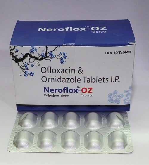 Ofloxacin 200mg and Ornidazole 500mg Tablets IP