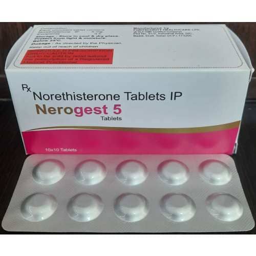 Norethisterone Tablets IP 5 mg 10's