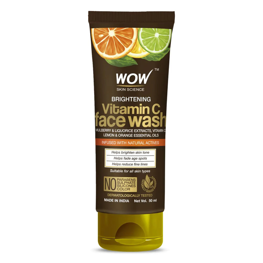 Wow Skin Science Brightening Vitamin-C Face Wash 100 ml
