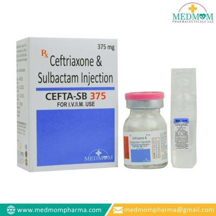 Ceftriaxone 250 mg and Sulbactam 125 mg Injection