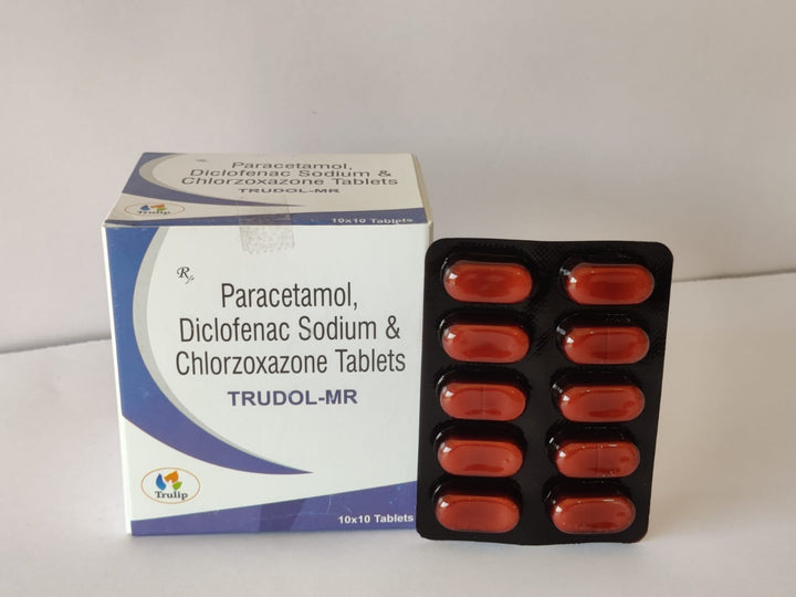 Chlorzoxazone 500mg, Diclofenac 50mg and Paracetamol 325mg Tablets