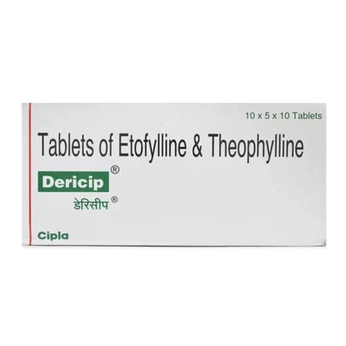 Etophyllin 77mg and Theophylline 23mg Tablets