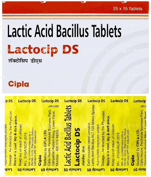 Lactic Acid Bacillus Tablets 60 Million spores