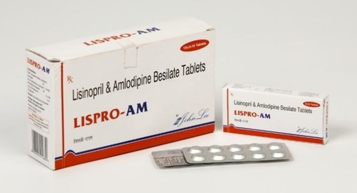 Amlodipine 5mg and Lisinopril 5mg Tablets IP