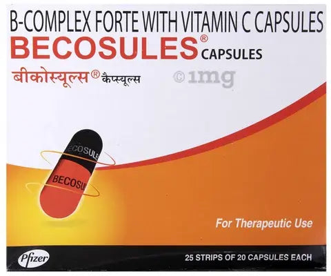 Vitamin B Complex with Vitamin C Capsules