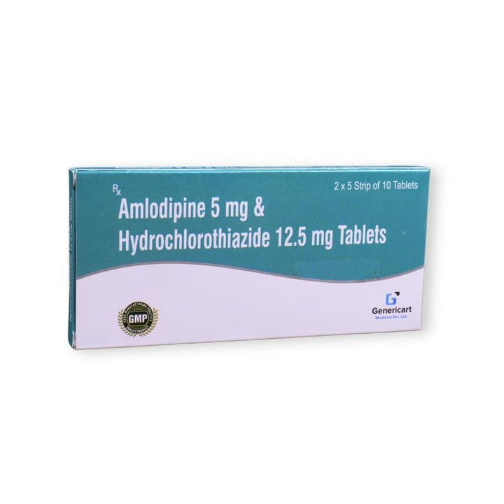 Amlodipine 5mg and Hydrochlorothiazide 12.5mg Tablets
