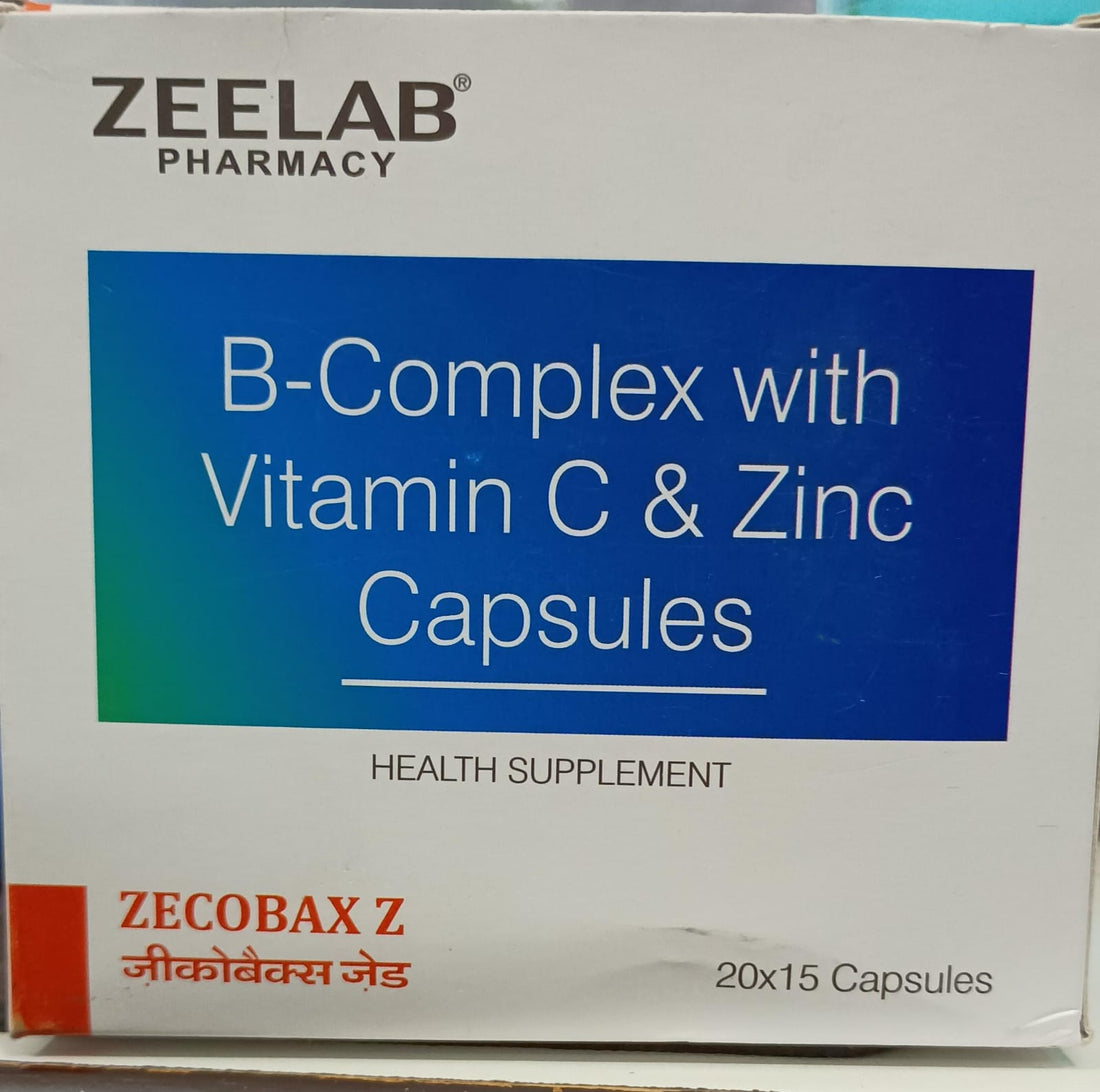 ZEELAB Vitamin B-Complex with Vitamin C and Zinc Capsule