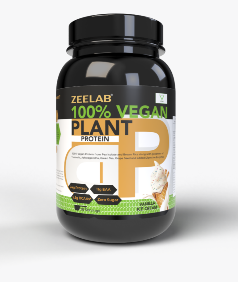 ZEELAB 100% VEGAN PLANT PROTEIN (VANILLA ICE CREAM)