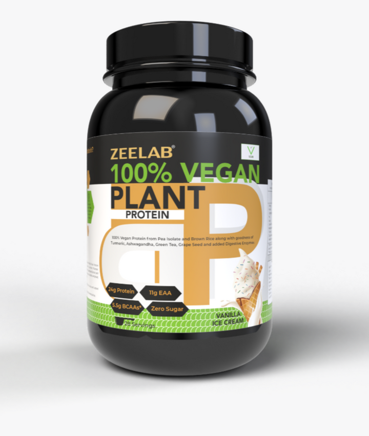 ZEELAB 100% VEGAN PLANT PROTEIN (VANILLA ICE CREAM)
