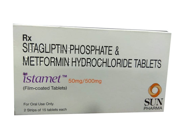 Sitagliptin Phosphate 50mg & Metformin Hydrochloride 500mg Tablets