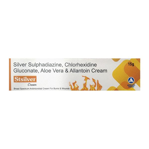 Silver Sulphadiazine 1% w/w, Chlorhexidine Gluconate 0.2% w/w, Allantoin 0.1% w/w, Aloe vera 15% w/w Cream