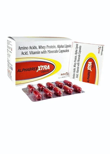 Amino acid+Whey Protien +Alpha lipoic acid +Vitamin with Minerals capsules