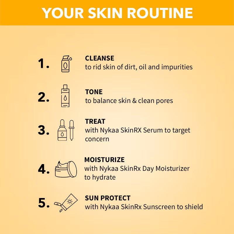 Nykaa SkinRX Illuminate+ Vitamin C Day Moisturizer SPF 15 for Radiant, Hydrated Normal to Dry Skin (50 gm)