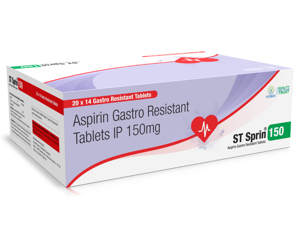 Aspirin Gastro-resistant Tablets IP 150 mg