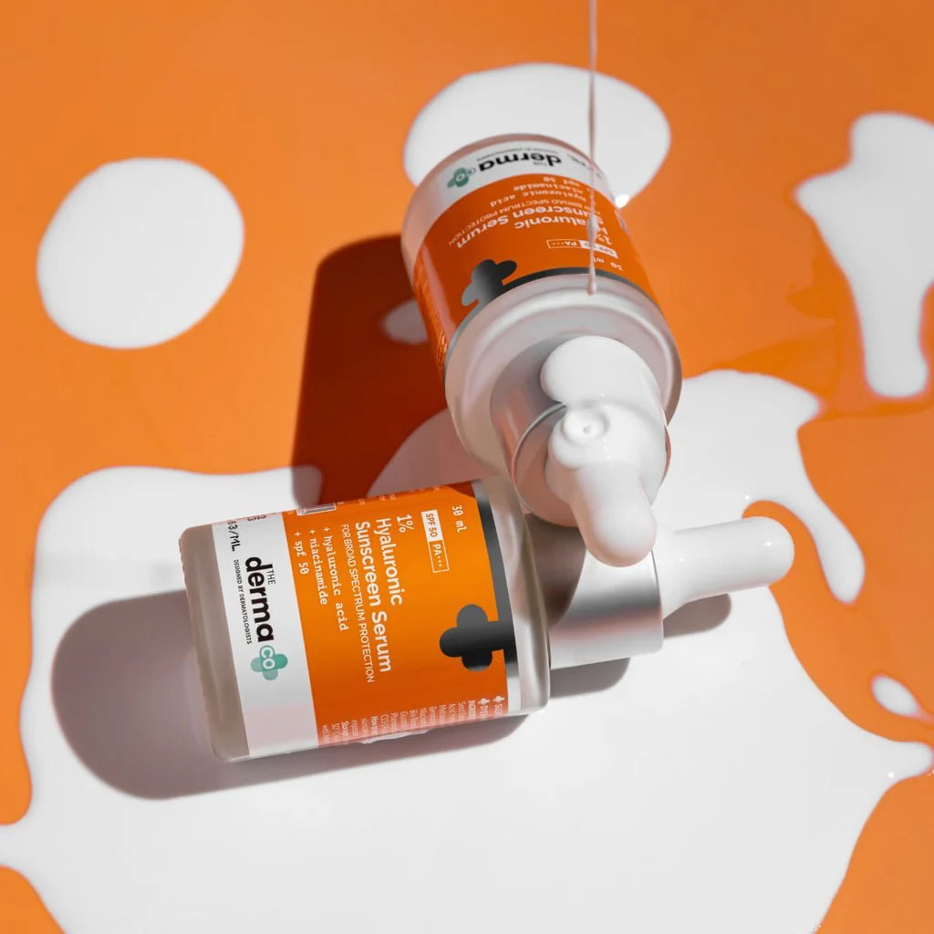 The Derma Co. 1% Hyaluronic Acid Sunscreen Serum with SPF 50 & Niacinamide - 30ml