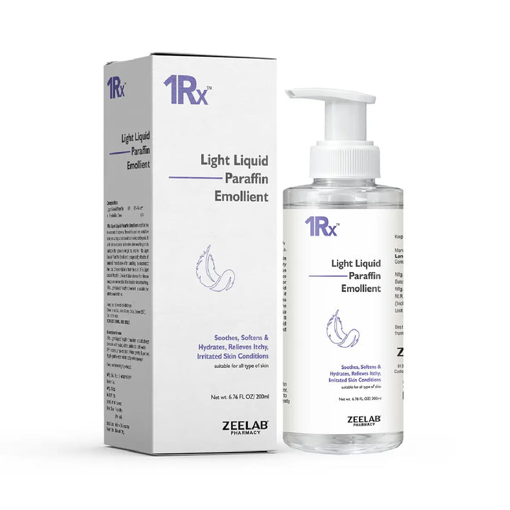 1RX Light Liquid Paraffin Emollient (200 ml)