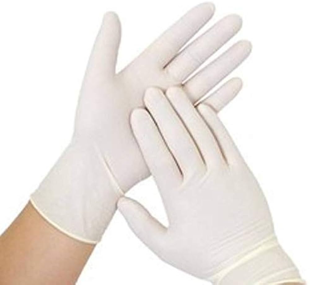Disposable Plastic Hand Gloves (Free size)