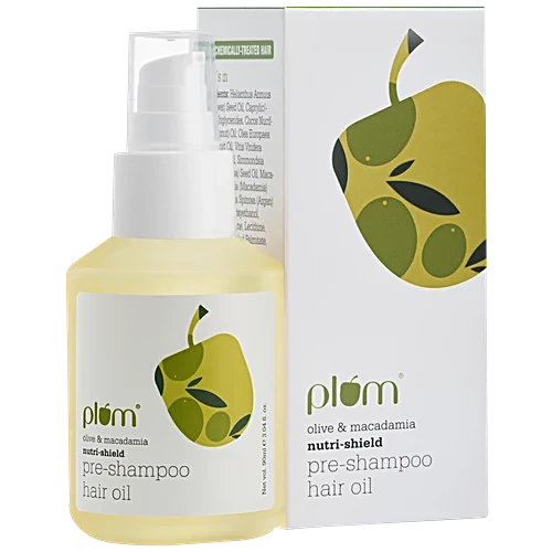 Plum Olive Macadamia Nutri-Shield Pre-Shampoo Hair Oil (90 ml)