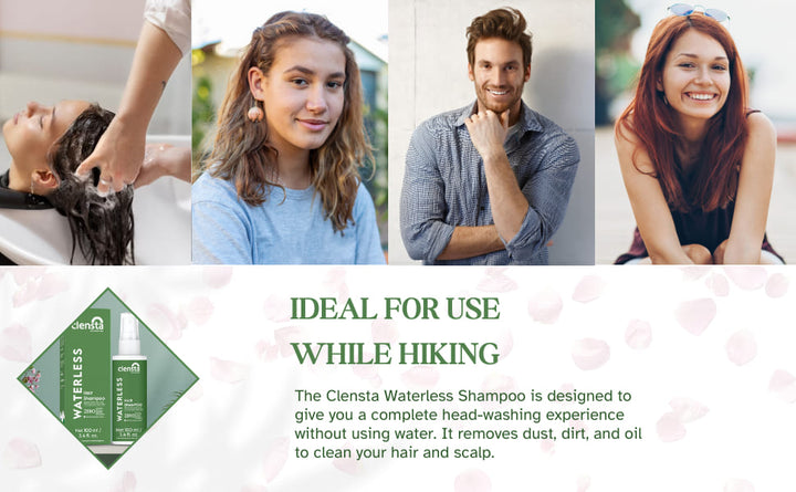 Clensta Waterless Hair Shampoo For Men and Women | 100ml