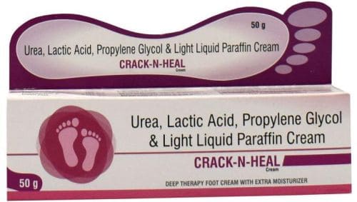Janaushadhi Footcare Cream (Urea 10% w/w, Lactic acid 10% w/w, Propylene Glycol 10% w/w, Light Liquid Paraffin 10% w/w) 50g