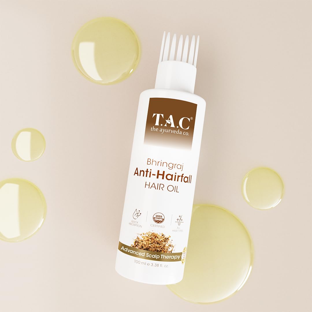 T.A.C Bhringabali Hair Oil - Nourishing Hair Growth Oil for Men and Women, Hair Loss & Regrowth Treatment - 100ml