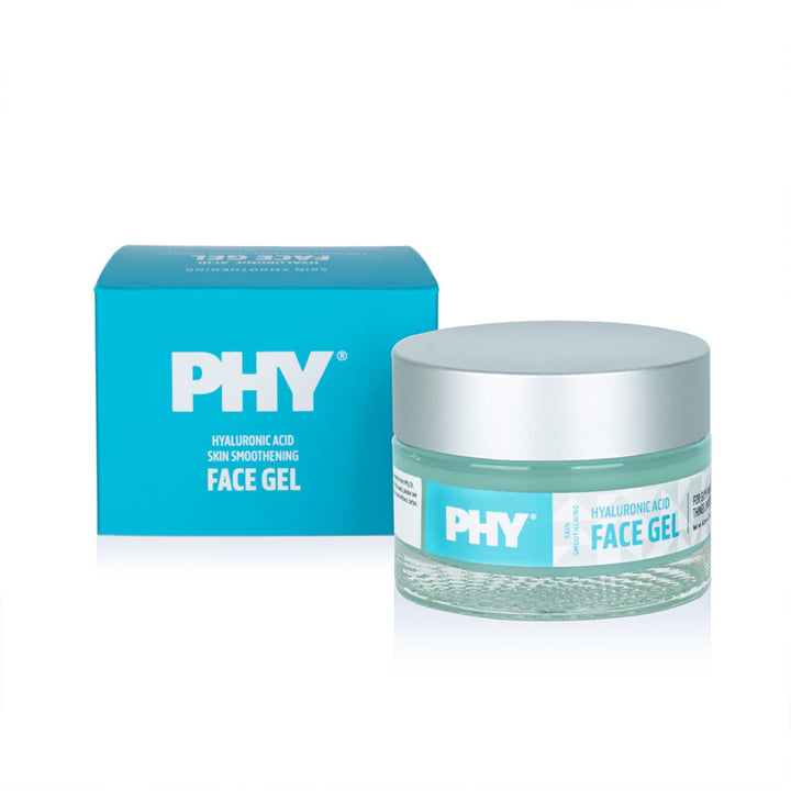 Phy Skin Smoothening Face Gel with Hyaluronic Acid + Niacinamide | Evens out wrinkles & fine lines to make the skin super smooth | Great moisturizer for all skin types, 60 gm | Winter Essential