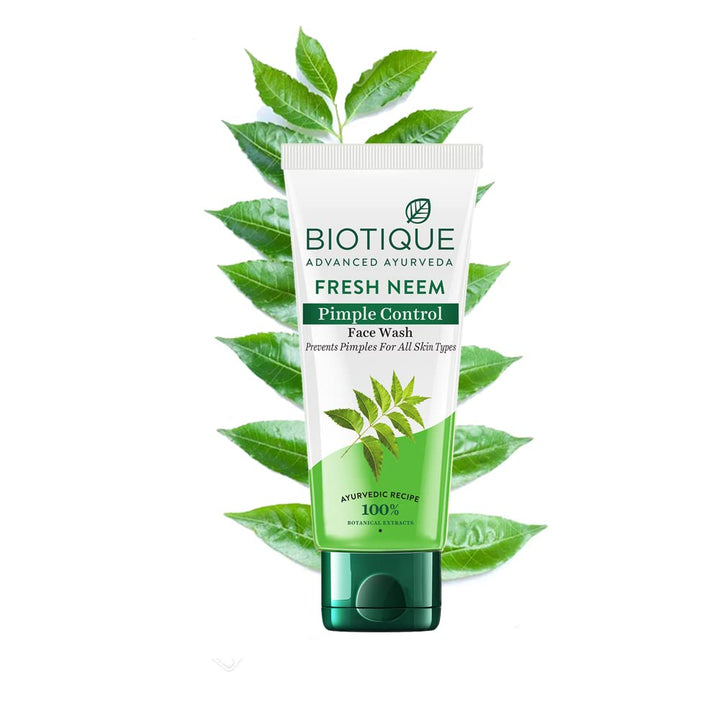 Biotique Fresh Neem Pimple Control Face Wash, 100ml