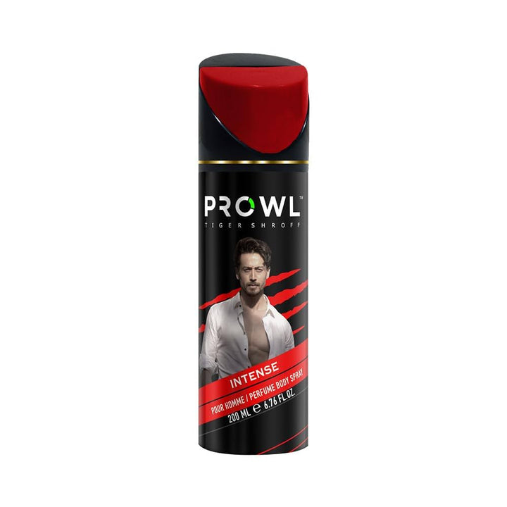 PROWL BY TIGER SHROFF Long Lasting Intense Deodorant, Body Spray For Men, 200ml