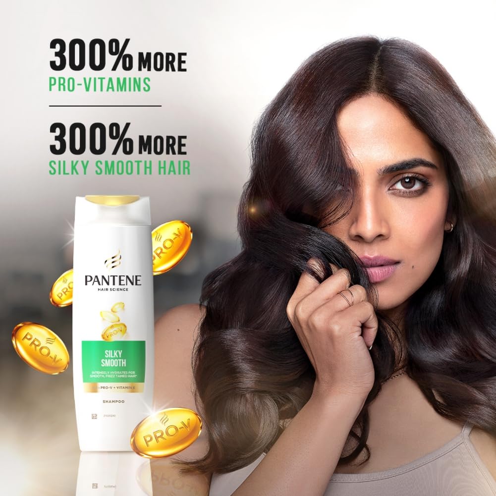 Pantene Advanced Hairfall Solution Silky Smooth Care Shampoo – 75ml (Green)