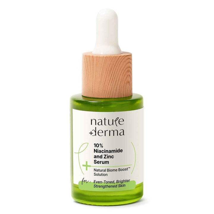 Nature Derma 10% Niacinamide & Zinc Serum with Natural Biome-Boost™ 30 ml