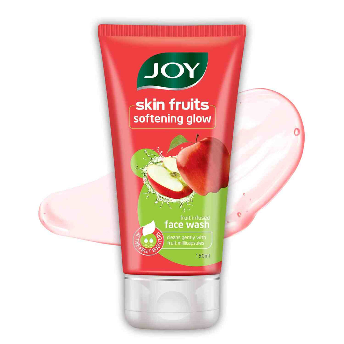 Joy Skin Fruits Apple Face Wash for Glowing Skin | Softens, Moisturises & Nourishes,100ml
