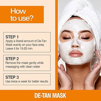 Plum Chamomile & White Tea Glow-Getter Face Mask | De-tanning Clay Mask | For Normal, Combination Skin | 100% Vegan, Cruelty Free | 60g