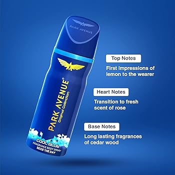 Park Avenue Original Men Cool Blue Fragrance Body Spray 220 ml