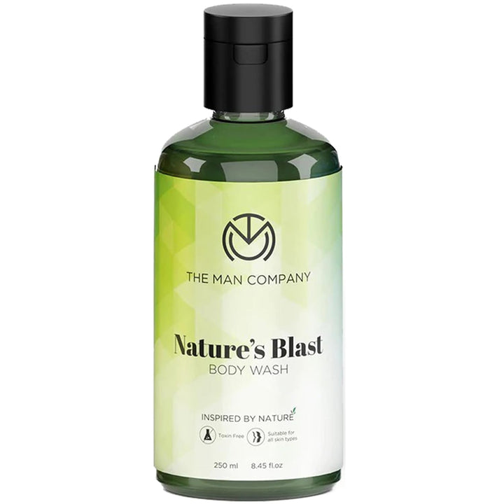 The Man Company Nature's Blast Perfumed Body Wash For Men- 250 Ml | Shower Gel For Natural Refreshment | Deeply Cleanses | Rejuvenates & Refreshes | Toxin Free