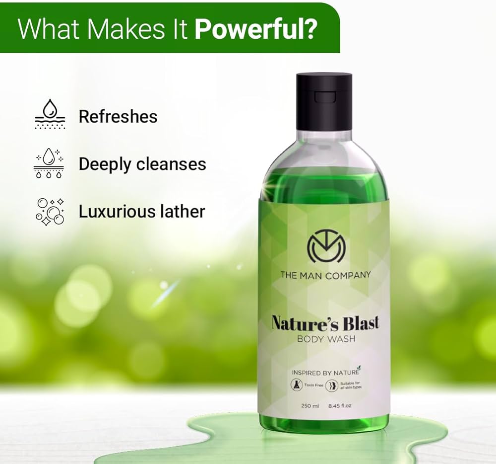 The Man Company Nature's Blast Perfumed Body Wash for Men – 250 ml