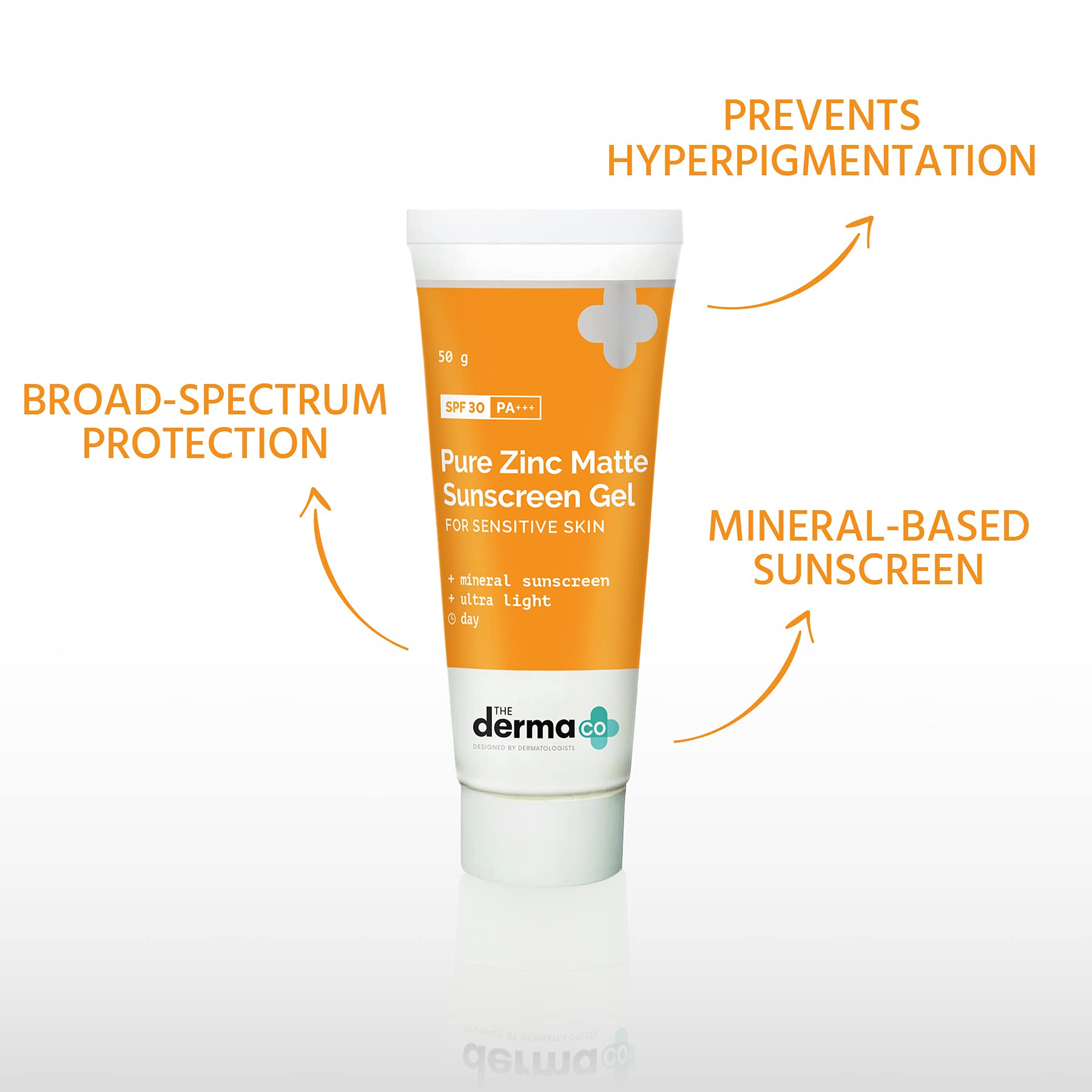 The Derma Co Pure Zinc Matte Sunscreen Gel SPF 30 (50 g)