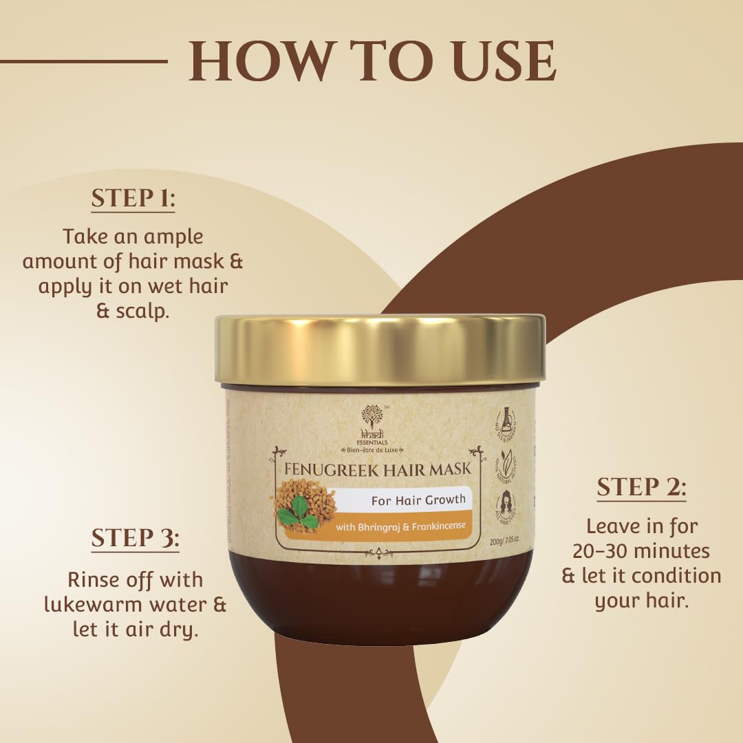 Khadi Essentials Fenugreek Hair Mask 200gm
