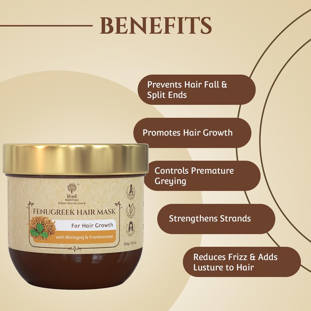 Khadi Essentials Fenugreek Hair Mask 200gm