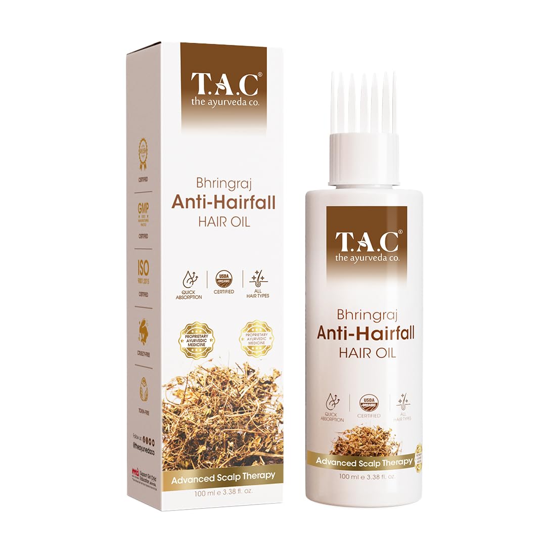 T.A.C Bhringabali Hair Oil - Nourishing Hair Growth Oil for Men and Women, Hair Loss & Regrowth Treatment - 100ml