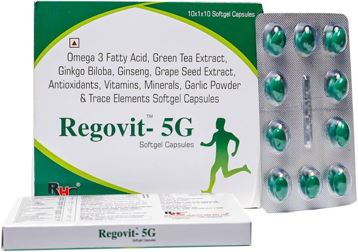 5G CURE Softgel Capsule (Multivitamin, Antioxidant & Omega-3 Supplement)