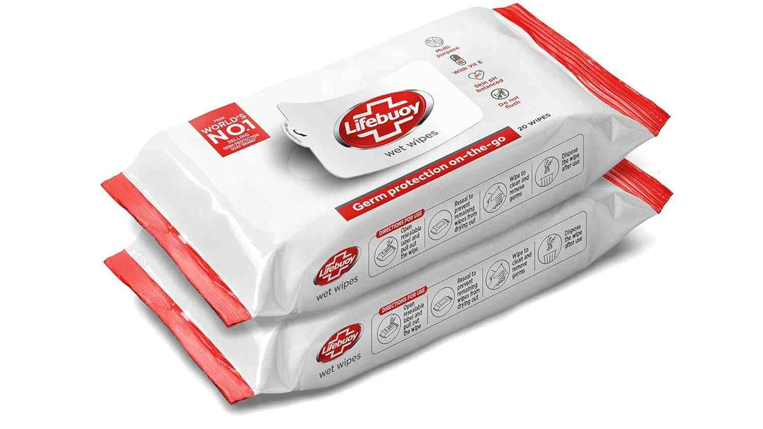 Lifebuoy Wet Wipes Germ Protection On the Go, 20 Wipes