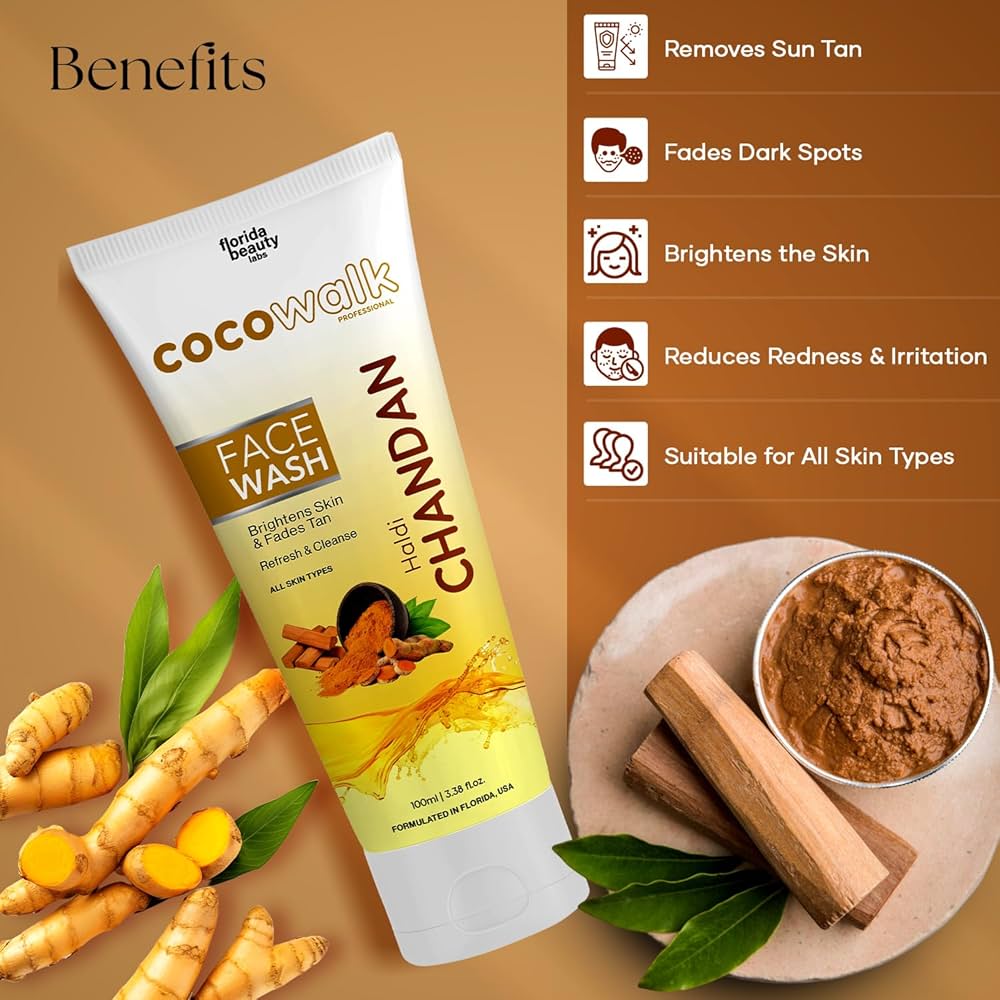 COCO WALK Haldi Chandan Face Wash (100 ml)