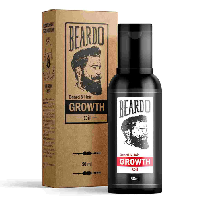 Beardo Beard and Hair Growth Oil - 50 ml for faster beard growth and thicker looking beard | Natural Actives Only | No Harmful Chemicals