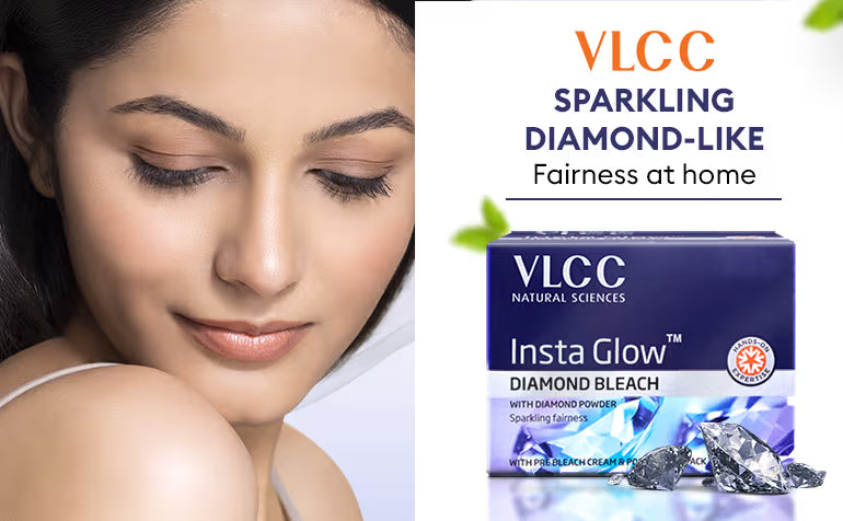 VLCC Insta Glow Diamond Bleach - 30g