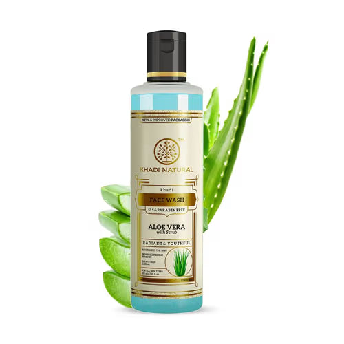 Khadi Herbal  Aloevera Face Wash 210ml
